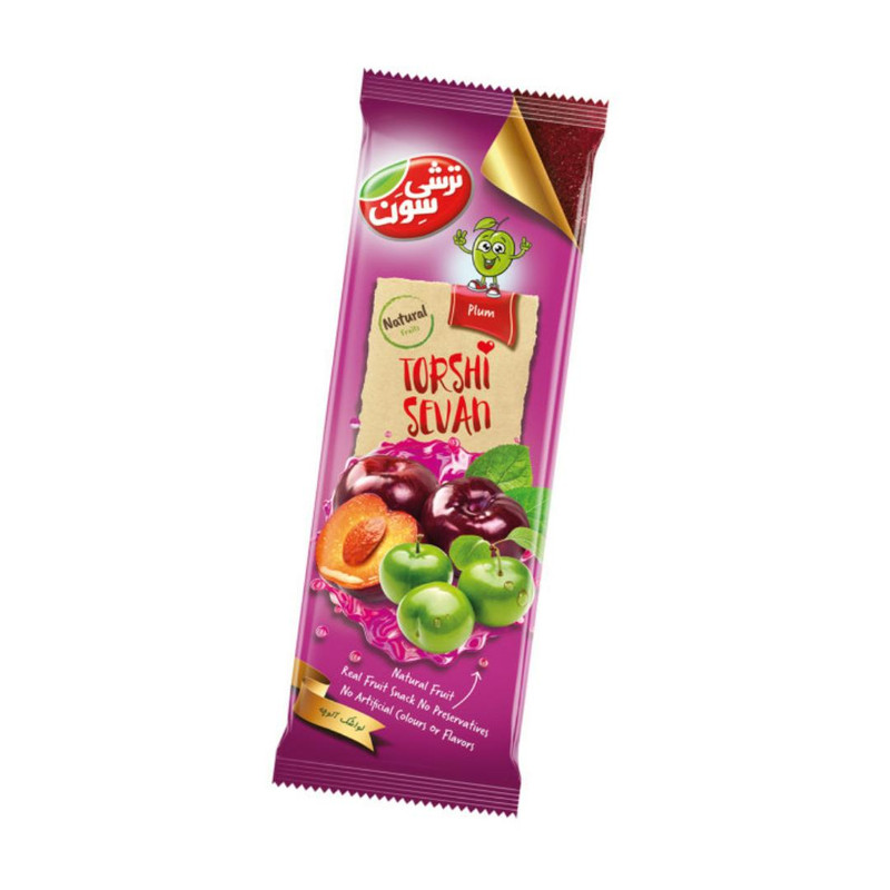 لواشک آلوچه ترشی سون - ۹۰ گرم بسته ۵ عددی